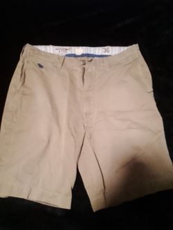 36 Abercrombie Fitch Khaki Shorts. Thicker style. Mens
