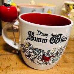 Snow White Mug Stirrer Set