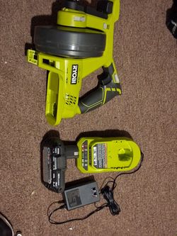 Ryobi cordless 18v drain auger