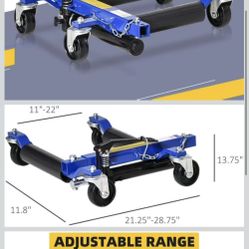 Car Hydraulic Wheel Dolly Tire Jack 1500LBS$50