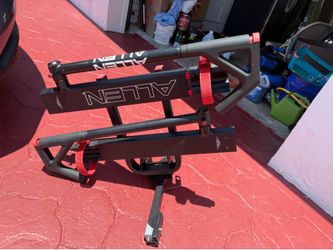 Bike rack for double bike hold with hitch