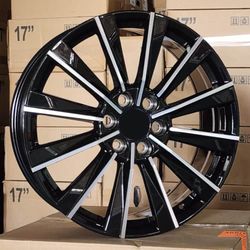 22X8.5 WEOE-H3218F MACHINE FACE / GLOSS BLACK Wheels