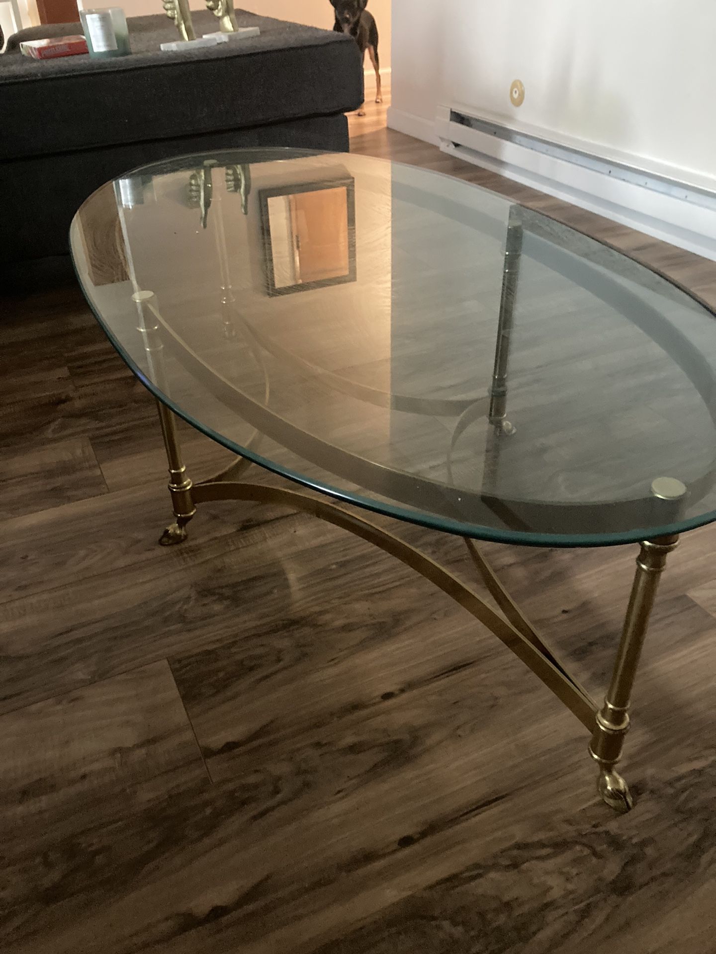 Vintage La Barge Hollywood Regency Coffee Table Italy