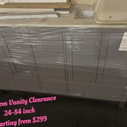 Bathroom Vanity Clearance,30-84 inch 7.1521