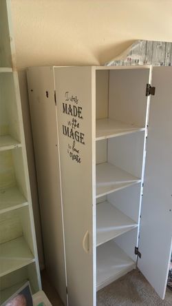 White cabinet