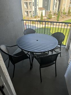 Patio Set 4 Chairs And Table