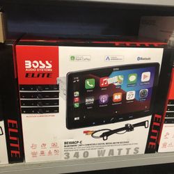 Boss Elite 10 Inch Apple CarPlay Stereo 