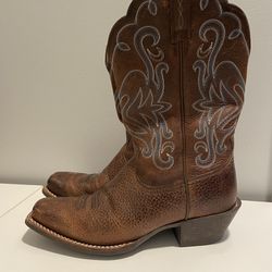 Women’s Ariat Legend Square Toe Western Cowboy Boots Sz 8 Turquoise
