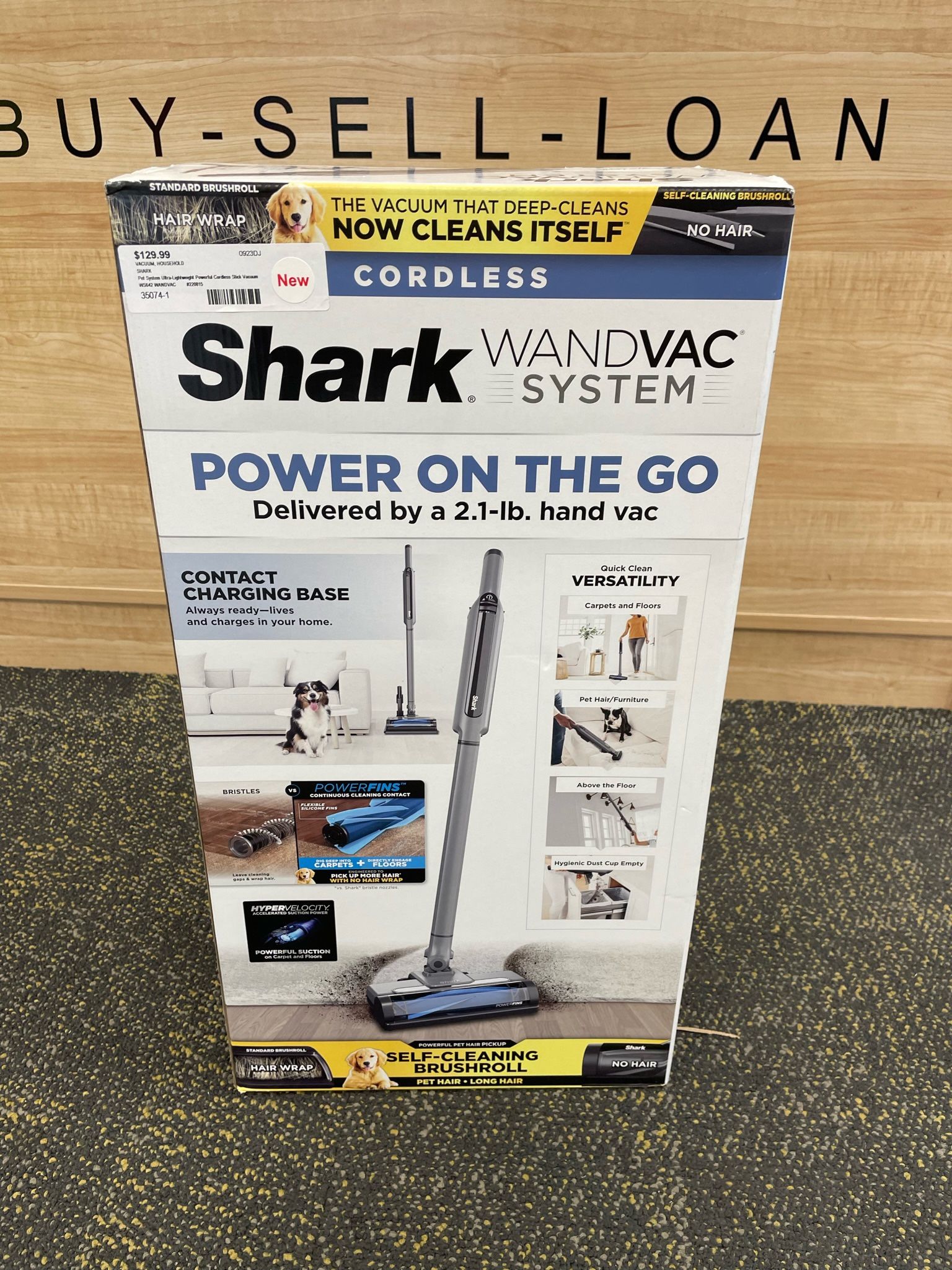 Shark WS642 WANDVAC Pet System 3-in-1 Lightweight Cordless Stick Vacuum