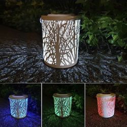 Gifts for Women, Kwaiffeo Solar Lantern for Garden Patio Christmas Decor, Lovely Color Changing Solar Table Lights, Birthday Gifts for Women, Gifts fo