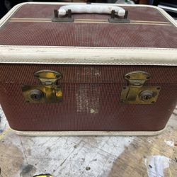 Retro Train Case Luggage