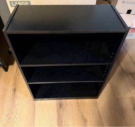Black shelf
