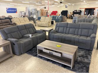 New reclining sofa and loveseat