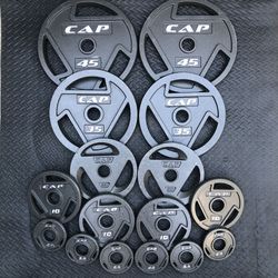 Olympic Weights nice workout weight set in excellent condition