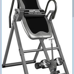 Innova Inversion Table with Adjustable Headrest, Reversible Ankle Holders, and 300 lb Weight Capacity