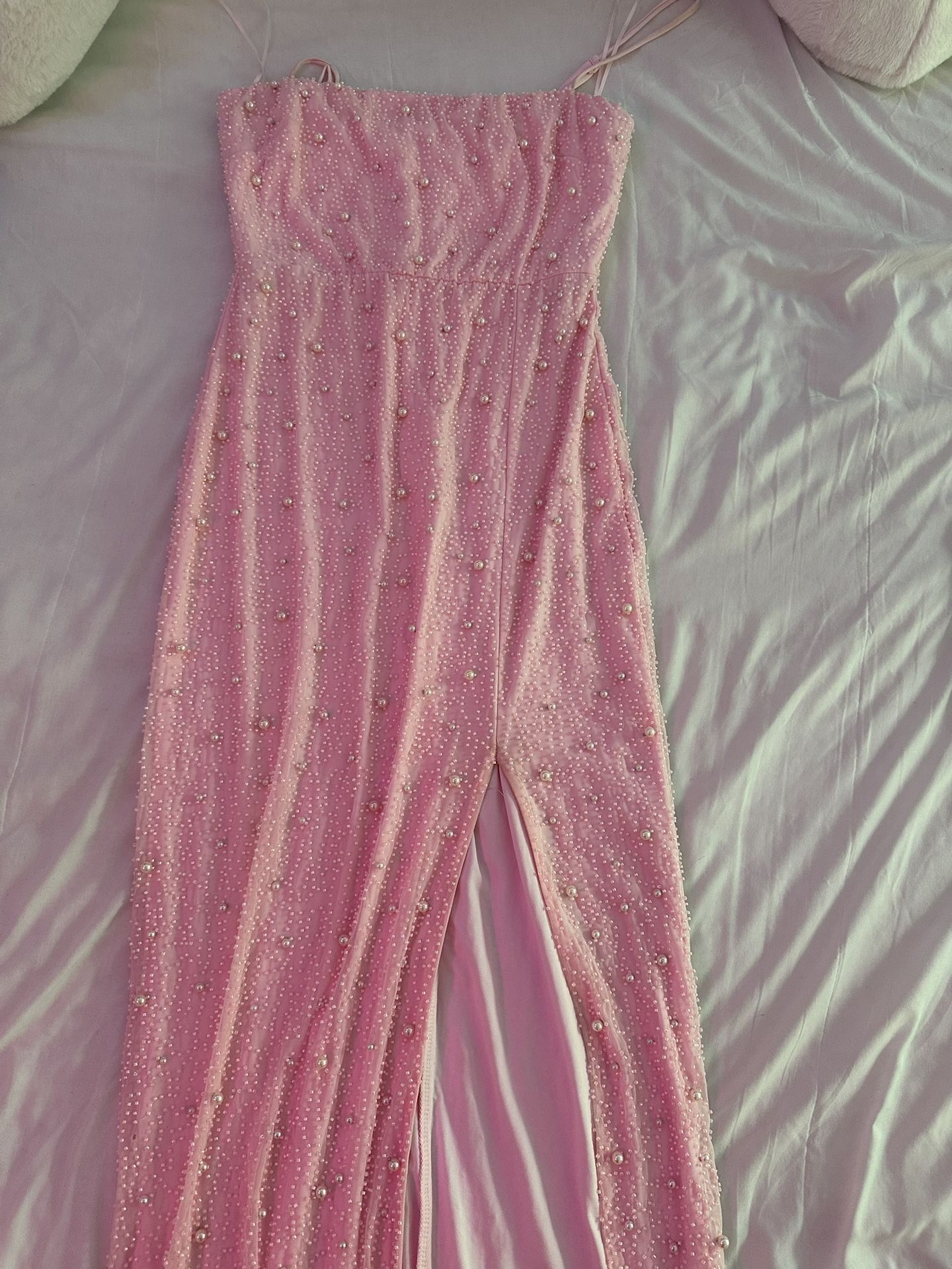 Winsor Pink Long Dress,size M