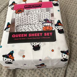 Hello Kitty Queen Sheet Set
