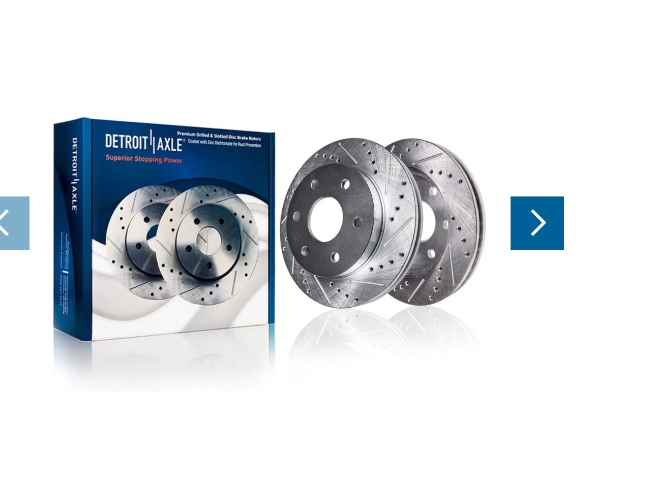 Front Brake Rotos Drilled for ; Nissan - Frontier, Pathfinder and Xterra Suzuki - Equator