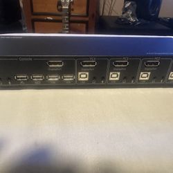 Monoprice 4k 4port Display Port 1.2A & USB 2.0 KVM Switch