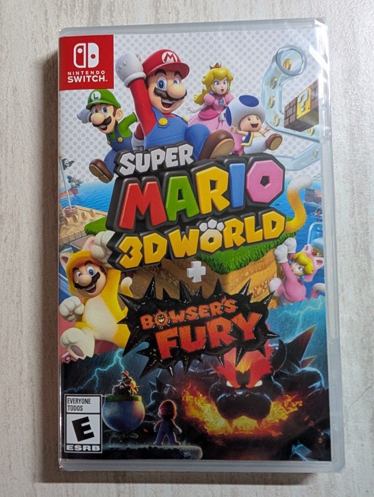 Super Mario 3D World Bowser's Fury BRAND NEW Nintendo Switch Video Game