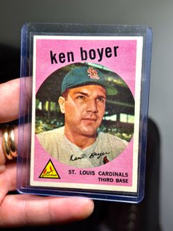 Wow 🤩!! 1959 Topps #325 Ken Boyer Vintage Baseball Card – St. Louis Cardinals !