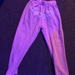 Sp5der pink pants