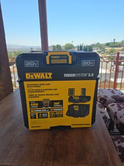 DEWALT ToughSystem 2.0 Adjustable Work Light with Storage
