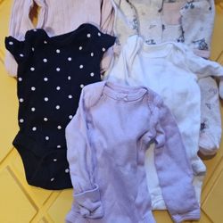 5 Count  Preemie Assorted Onesies / Disney Sleeper Bundle 