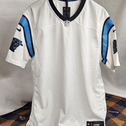 Men's White Blank Nike On Field Carolina Panthers Jersey Size Large