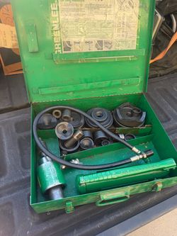 Greenlee 7310 Hydraulic Knockout Punch Set