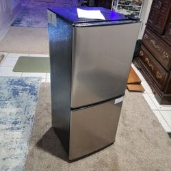BORCOLO 4.3 Cu. Ft. Compact Fridge with Freezer(Still In Box, Never been used).