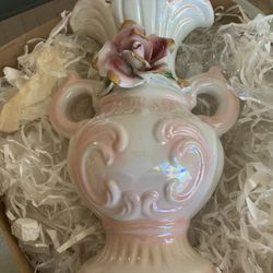 New  Flower Vaz. In The Bottom Says Made In Italy.