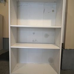 3 Shelf White Bookcase - $25/each - Total 3
