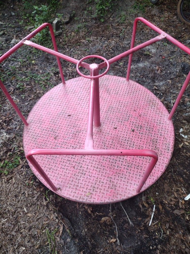 Vintage 1950s Merry go round
