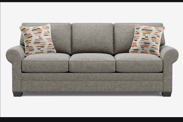 Couch, pull out bed grey