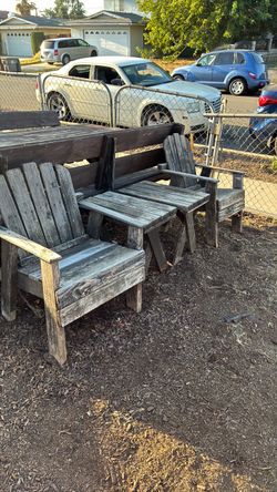 Tables and chairs