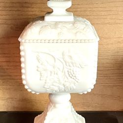 Westmoreland Milk Glass Candy Dish