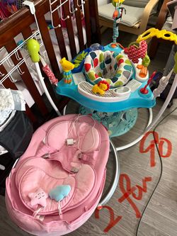 baby activity jump & baby electric swing