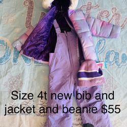 New Snowsuit For Girls Size 4t