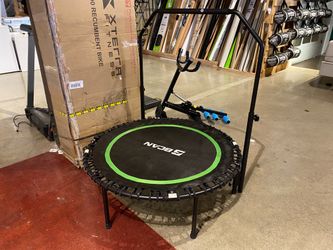 Work-Out Trampoline w/ Bar