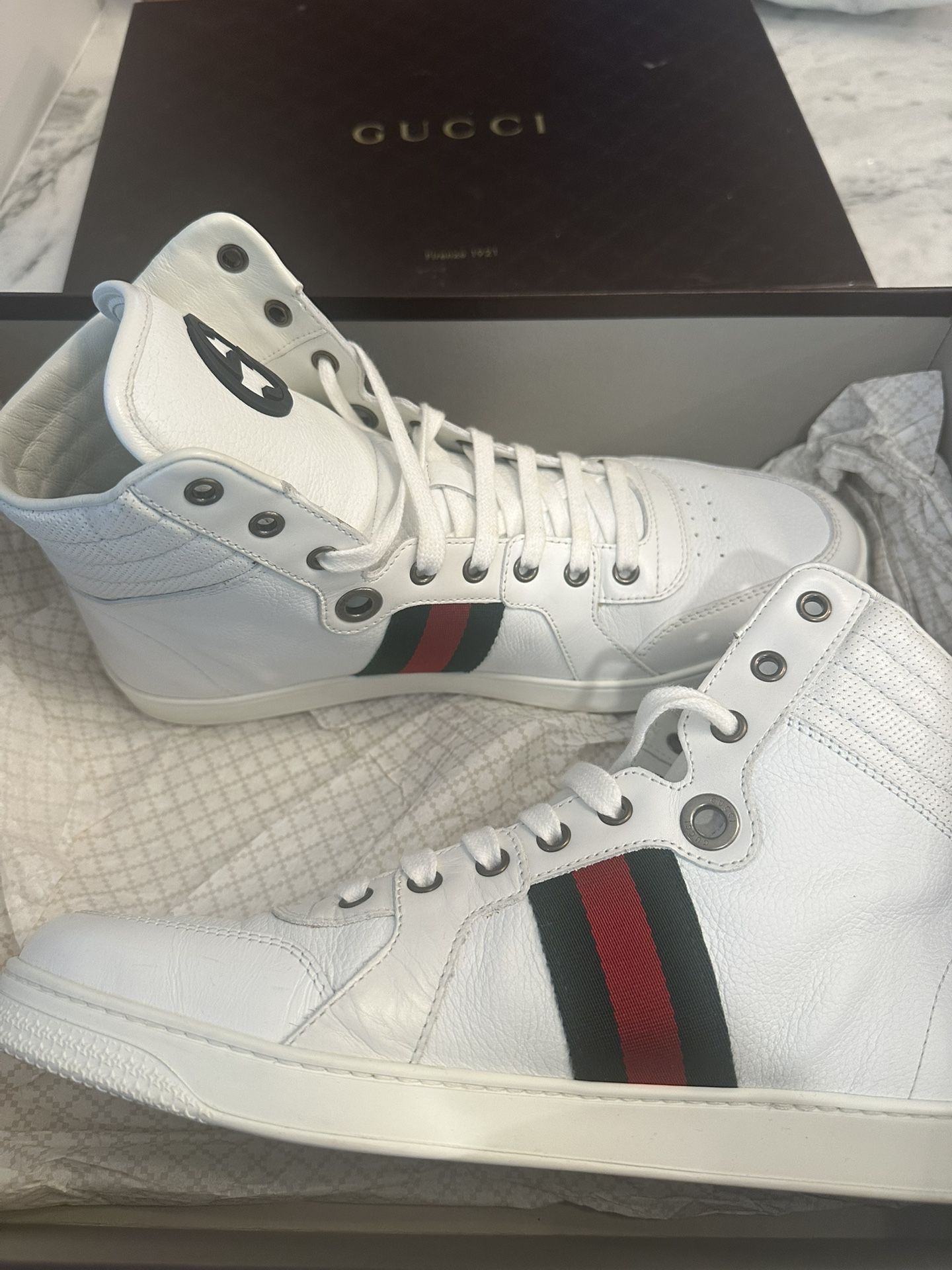 GUCCI Praga Men’s High Top, Size 9