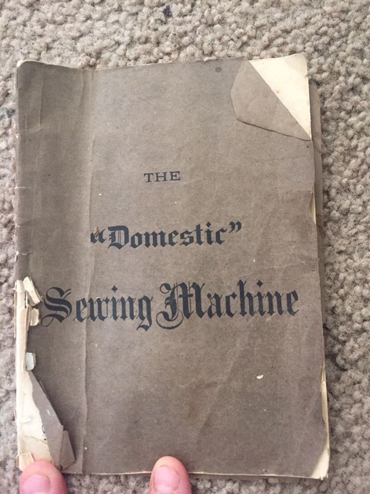 Domestic Sewing Machine Manual 