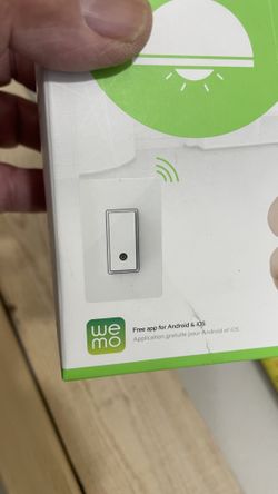The Belkin Wemo WiFi Smart Light Switch