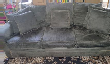Dark Grey 3-Seater Sofa for Sale – $75 (OBO)