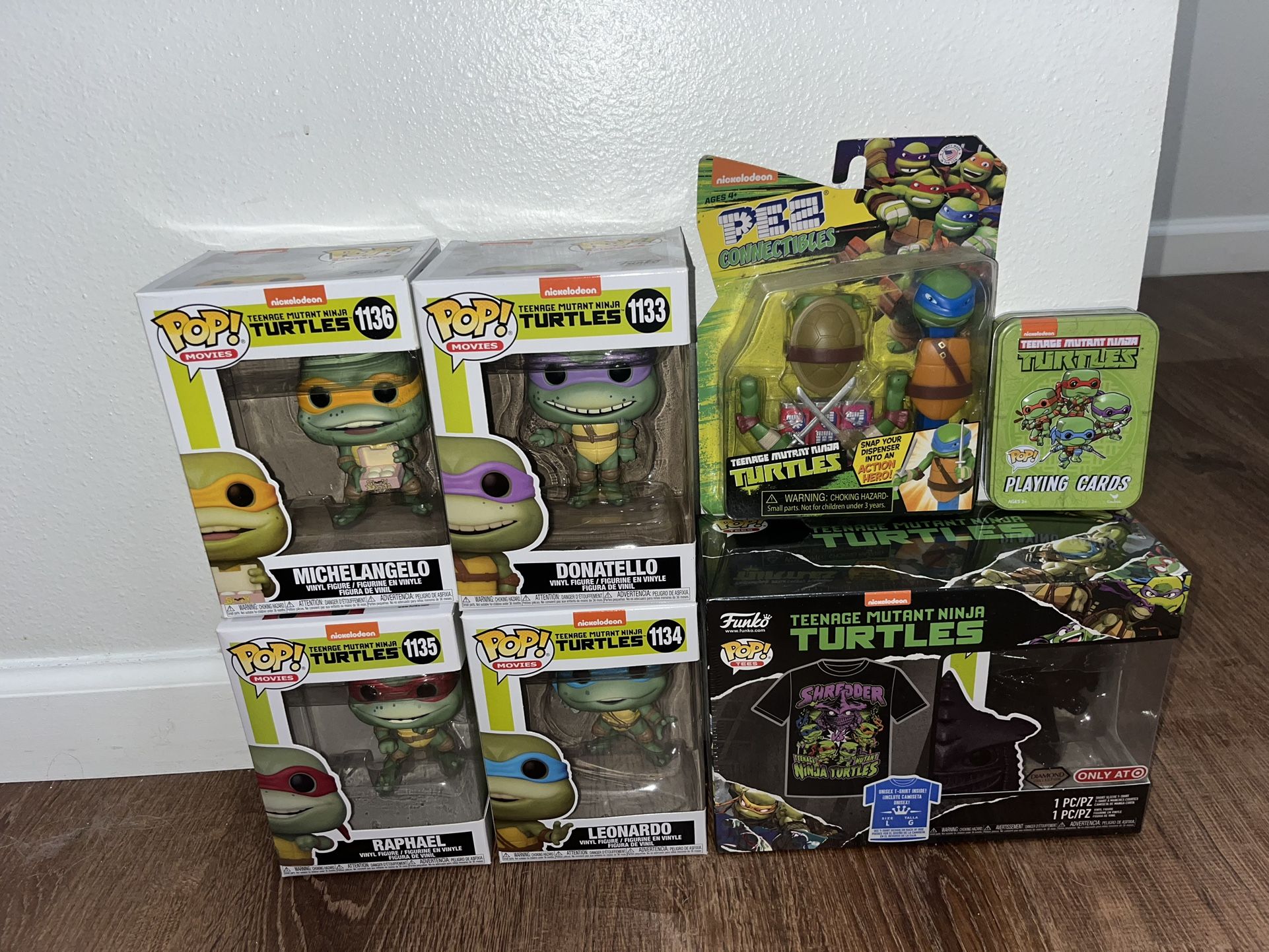 Ninja Turtle Pop Collection.