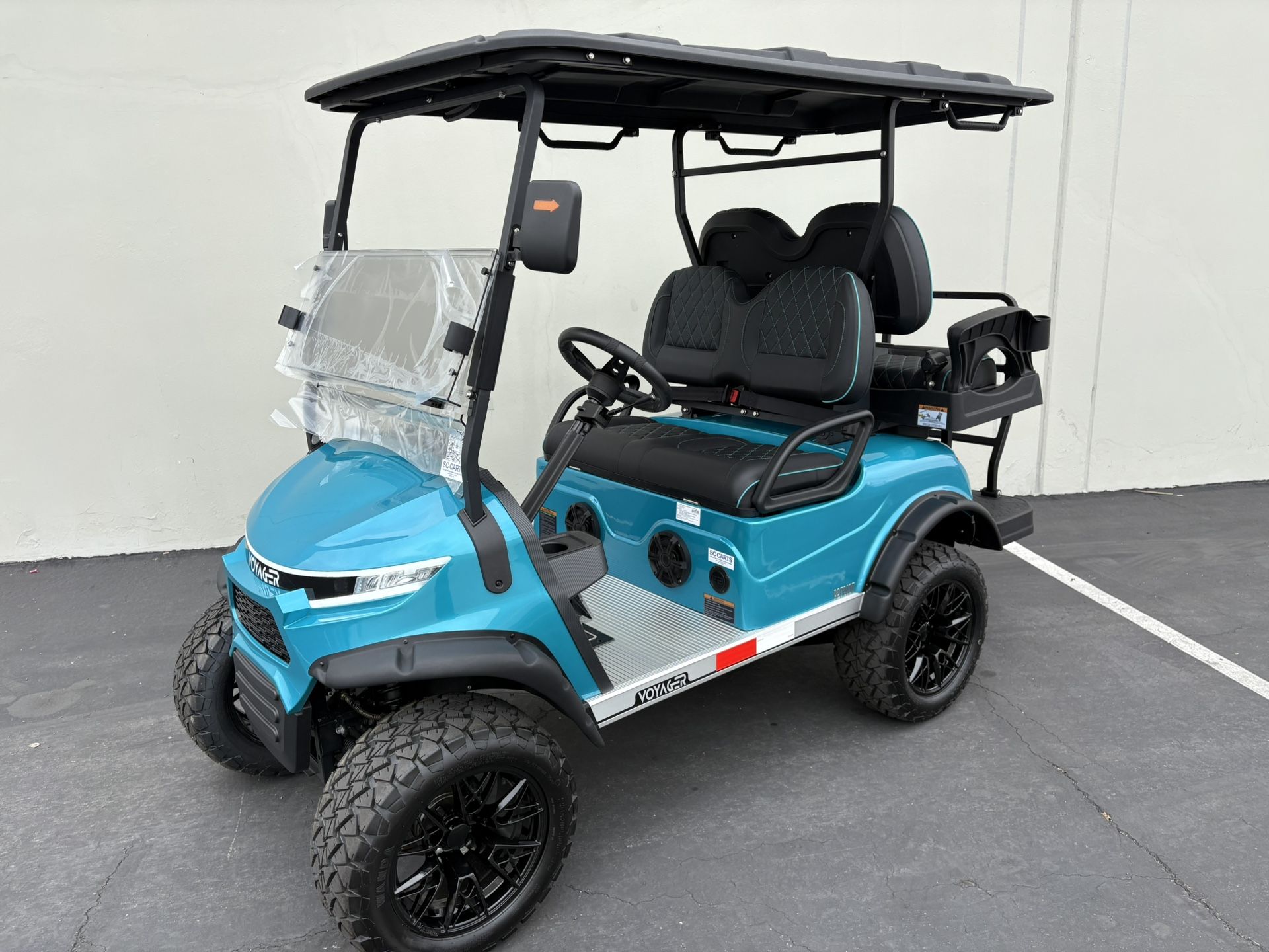 2025 Voyager Patriot 4-Passenger Lifted 72-Volt Street Legal LSV Golf Cart