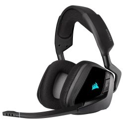 Like New Lightly Used Corsair Void RGB Wireless Headset with Microphone, works with PC, Xbox and Playstation