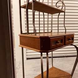 French Bakers Rack / Microwave Stand
