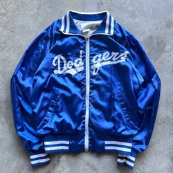 Vintage 80s Los Angeles Dodgers Satin Jacket