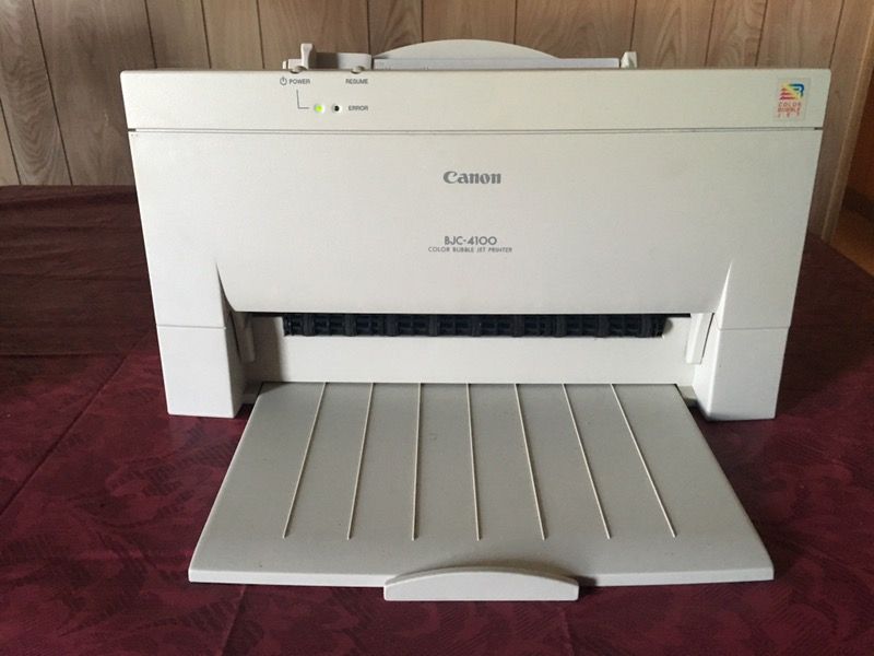 Canon BJC-4100 color bubble jet printer
